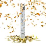 Gold confetti popper